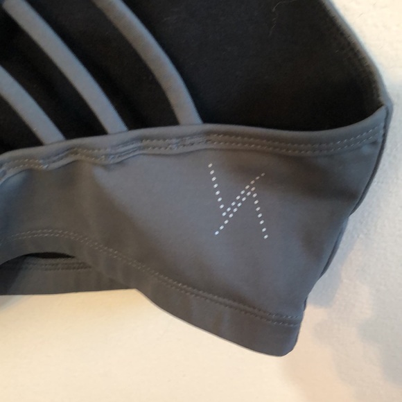La Vie En Rose Active Strappy Back Grey Sports Bra - Picture 3 of 5